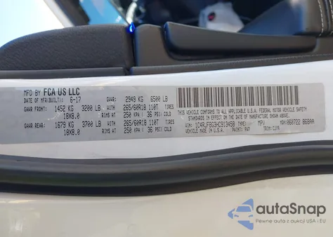 2017 Jeep Grand Cherokee Limited 4X4 из США, поврежденный, VIN 1C4RJFBG3HC913458